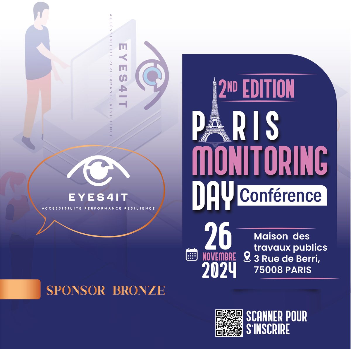 Eyes4IT, Bronze Sponsor of Paris Monitoring Day 2024: IT Monitoring Expertise and Training