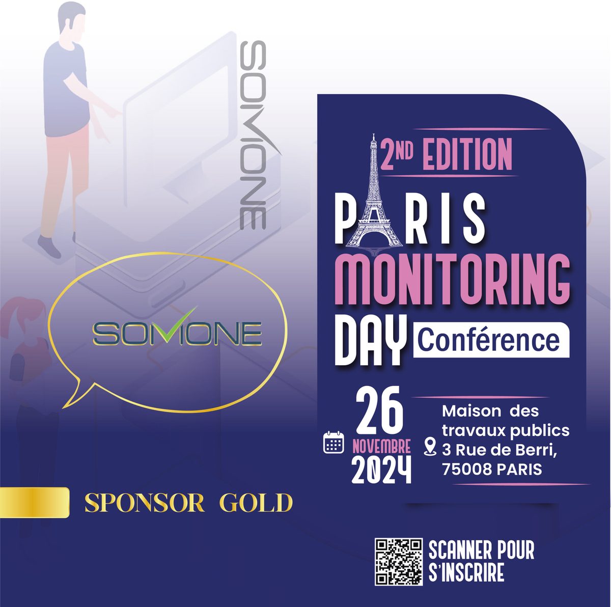 Somone, Gold Partner of Paris Monitoring Day 2024: A Collaboration Spanning Two Consecutive Years